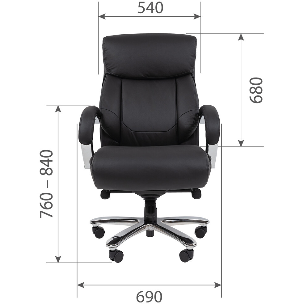 Офисное кресло Chairman CH407 Black - 00-07162327 - фото 4