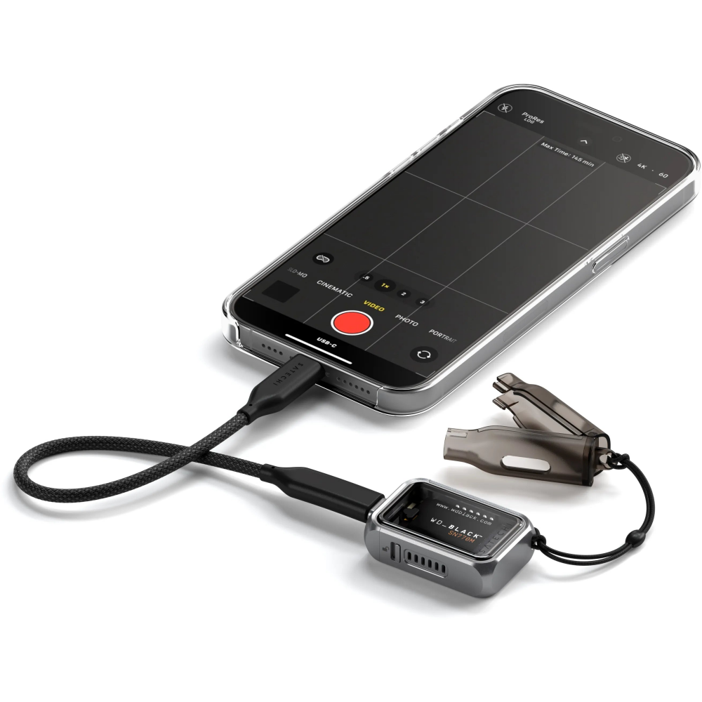 Внешний корпус для SSD M.2 Satechi Mini NVMe SSD Enclosure Space Gray - ST-E2230M - фото 4