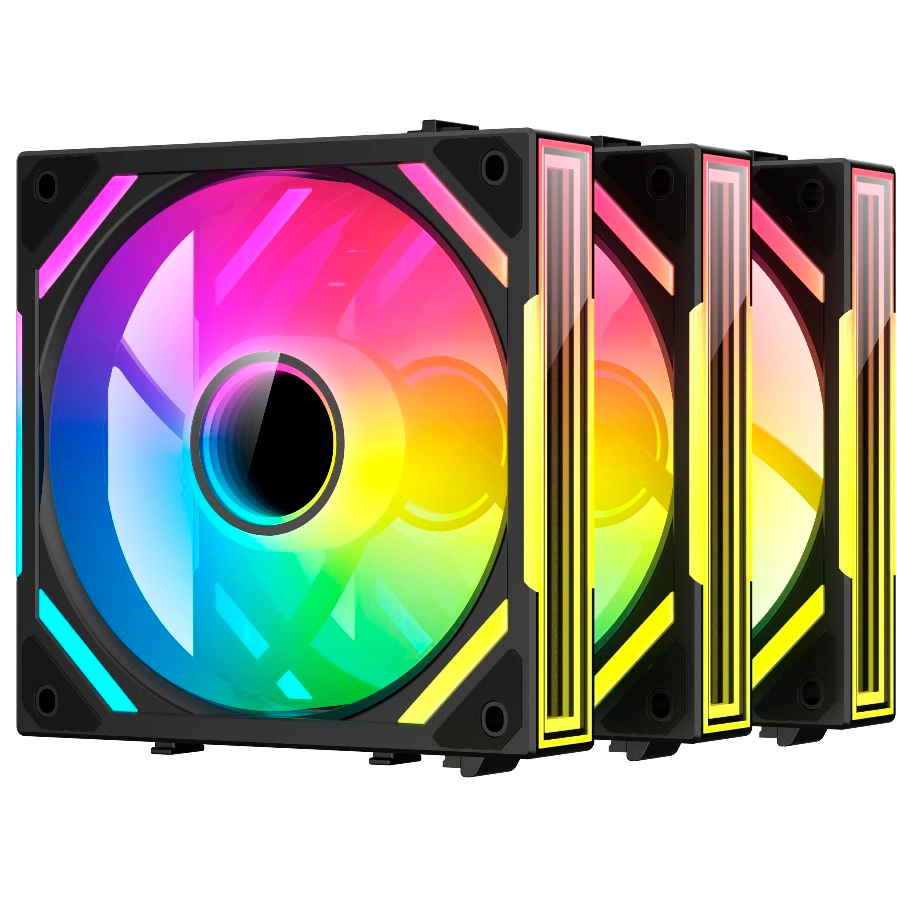 Вентилятор для корпуса XASTRA FS120B ARGB REVERSE Black (3 шт.)