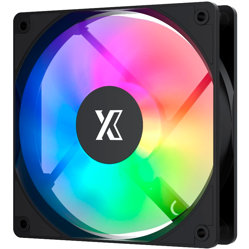 Вентилятор для корпуса XASTRA FC120B FRGB Black OEM - FC120-1BF-SBP-GL - фото 3