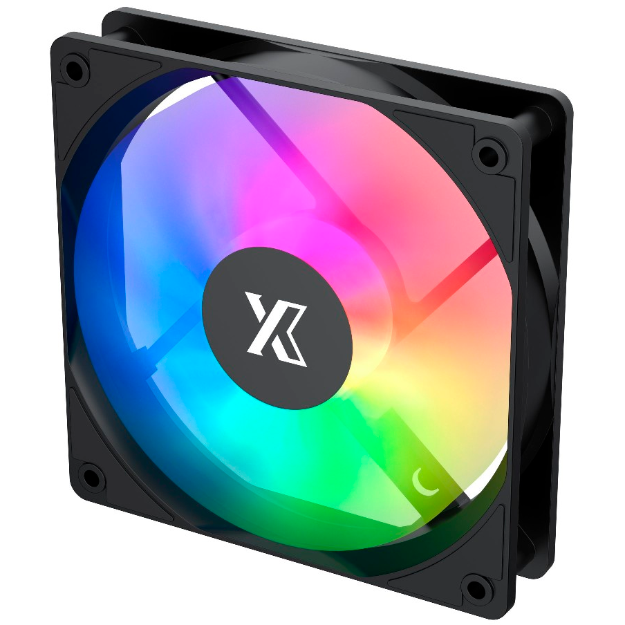 Вентилятор для корпуса XASTRA FC120B FRGB Black OEM - FC120-1BF-SBP-GL - фото 4