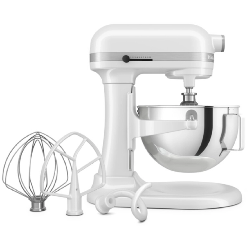 Миксер KitchenAid 5KSM55SXXEWH - фото 5