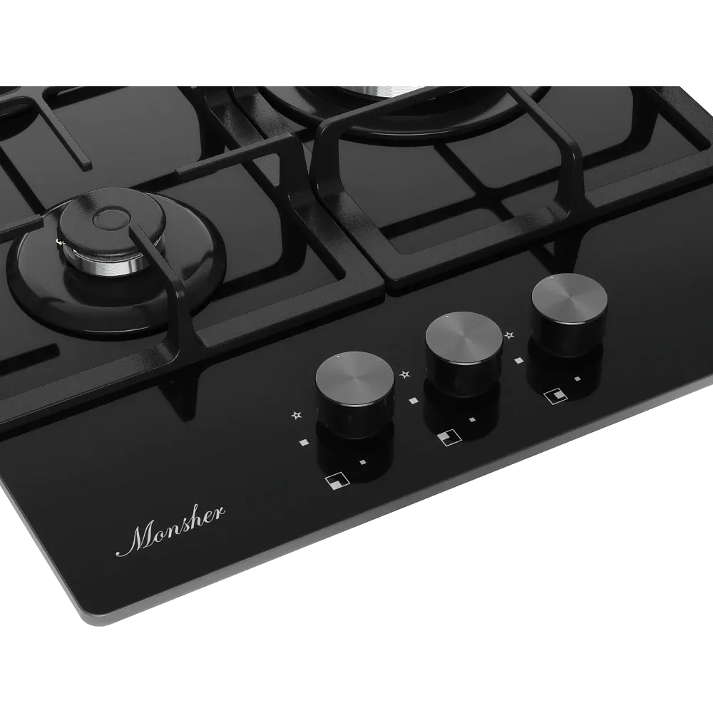 Газовая варочная панель Monsher MGG 43 Noir - фото 3