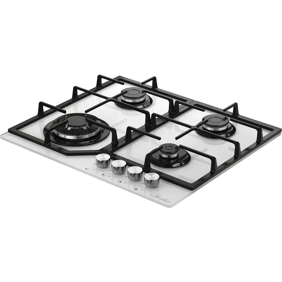 Газовая варочная панель Monsher MGG 63 Blanc - фото 2