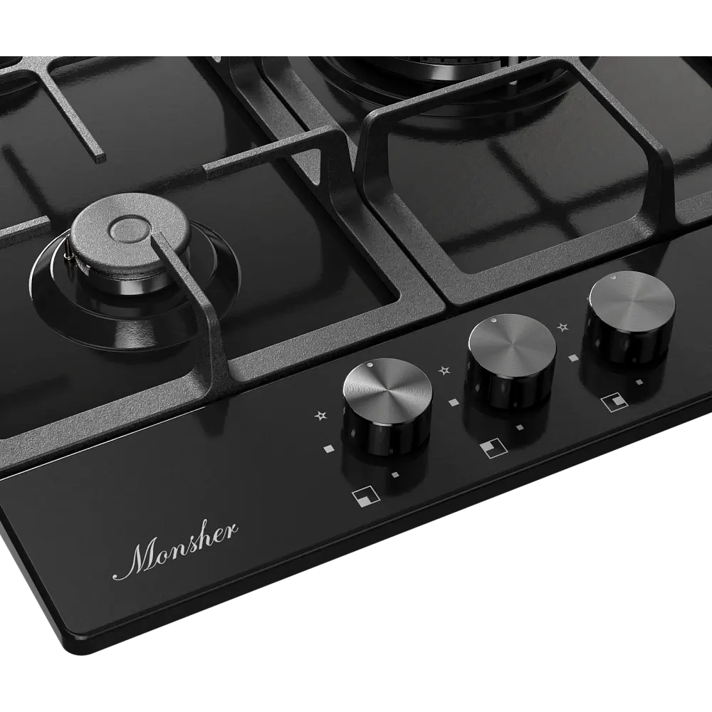 Газовая варочная панель Monsher MSG 43 Noir - фото 3