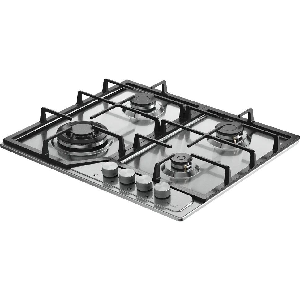 Газовая варочная панель Monsher MSG 63 Acier - фото 2