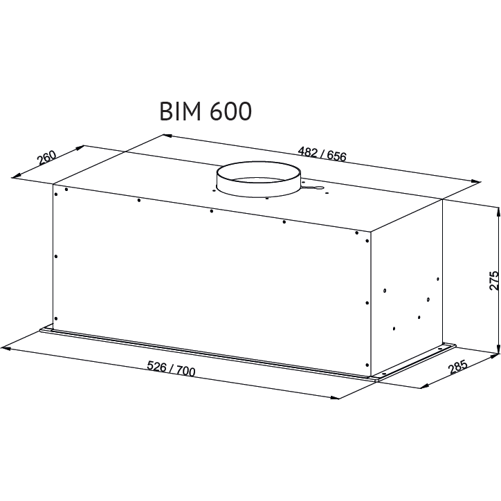 Вытяжка Kuppersberg BIM 600 White - фото 6
