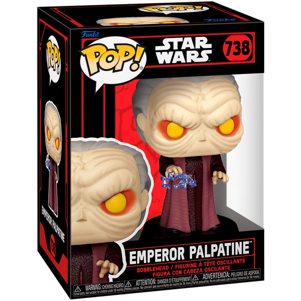 Фигурка Funko POP! Bobble Star Wars Darkside Emperor Palpatine (Force Lightning) (80773) - фото 2