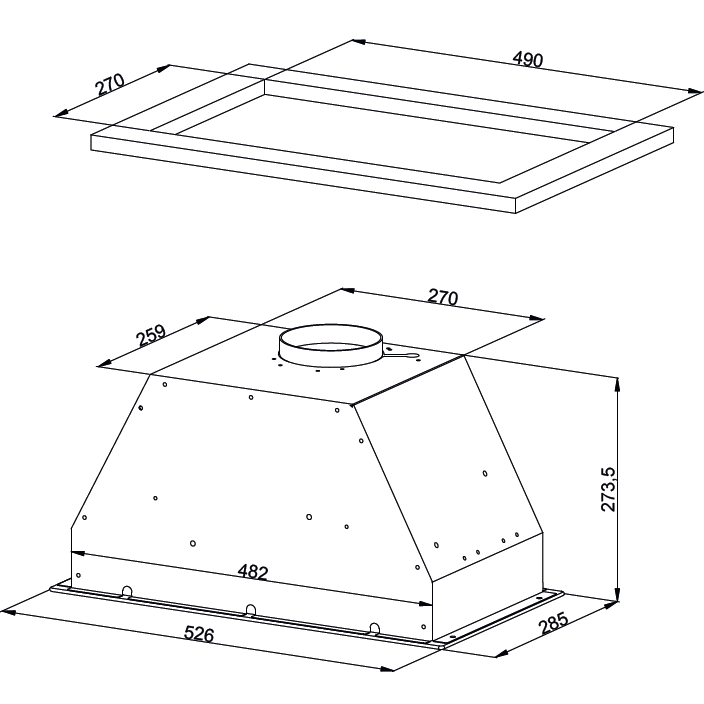 Вытяжка Kuppersberg INNOVA V 60 Black - фото 6