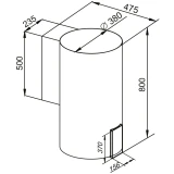 Вытяжка Kuppersberg WL-MOTUBA X