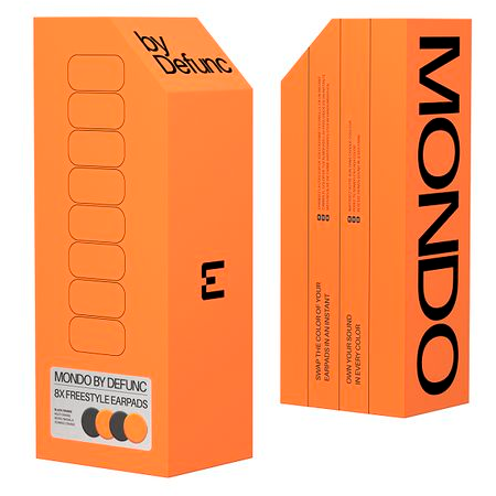 Амбушюры Defunc Freestyle On-Ear Orange/Gray - M1303 - фото 3