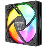 Вентилятор для корпуса Powercase M53-12 ARGB Black OEM