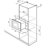 Встраиваемая микроволновая печь LEX BIMO 20.04 IV (CHVE000008)