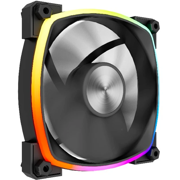Вентилятор для корпуса Powercase M55-12 ARGB Black OEM - фото 2