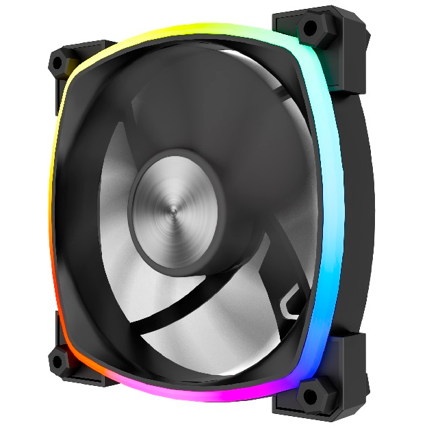 Вентилятор для корпуса Powercase M55-12 ARGB Black OEM - фото 3