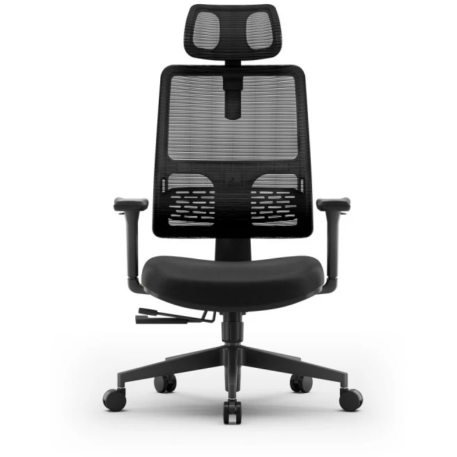 Офисное кресло FoxGear NETZ E Black - FG-NETZ-E-BK - фото 2