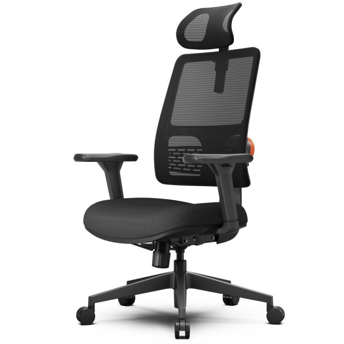 Офисное кресло FoxGear NETZ E Black - FG-NETZ-E-BK - фото 3