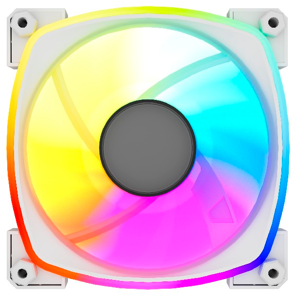 Вентилятор для корпуса Powercase M55MR-12 ARGB White OEM