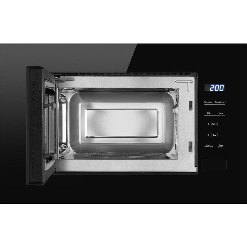 Встраиваемая микроволновая печь Weissgauff HMT-206 Compact - 432897 - фото 4