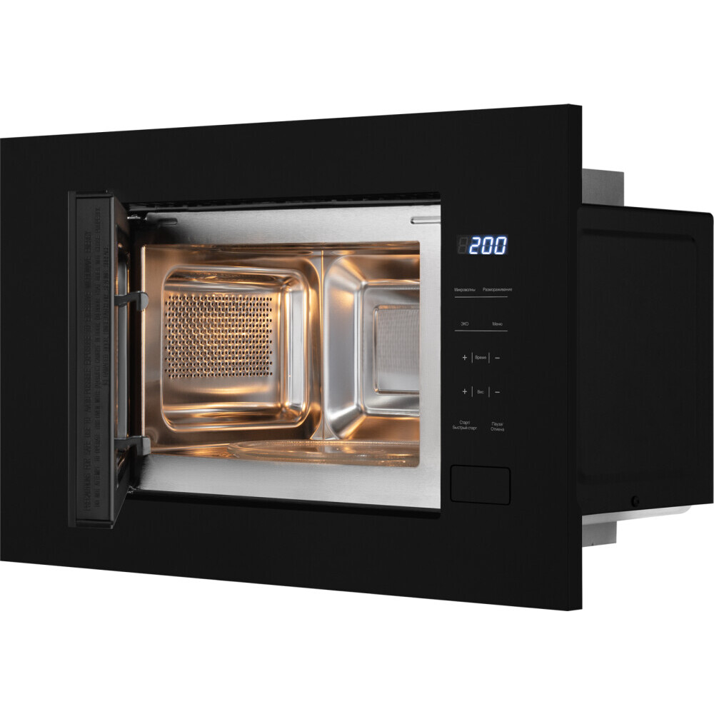 Встраиваемая микроволновая печь Weissgauff HMT-206 Compact - 432897 - фото 6
