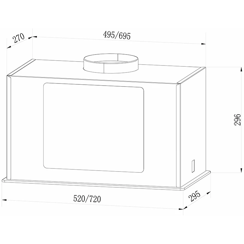 Вытяжка LEX GS Bloc G 600 Grey - CHTI000426 - фото 2