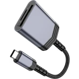 Кардридер HOCO UA25 Black (6942007608862)