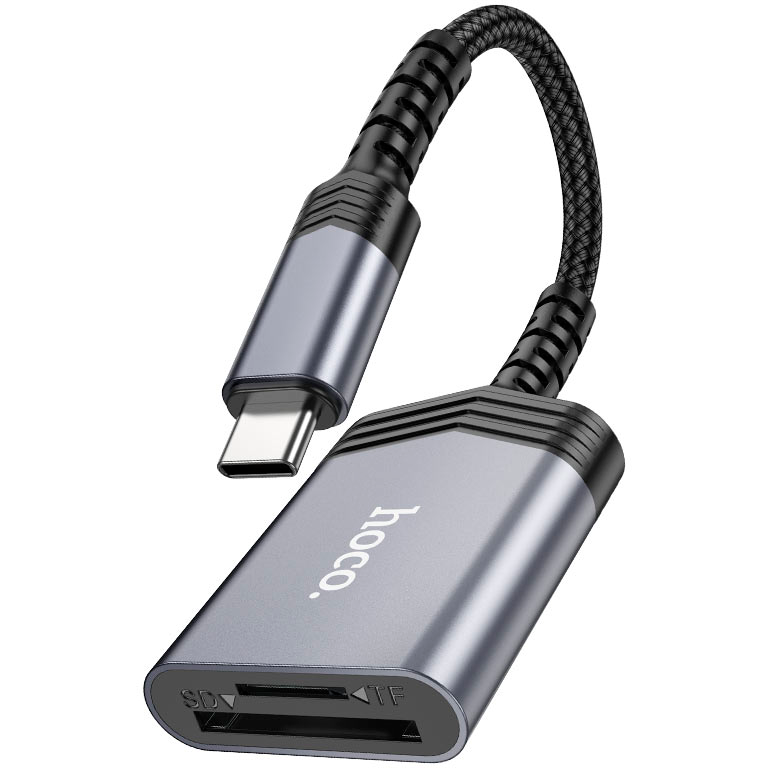 Кардридер HOCO UA25 Black - 6942007608862 - фото 3