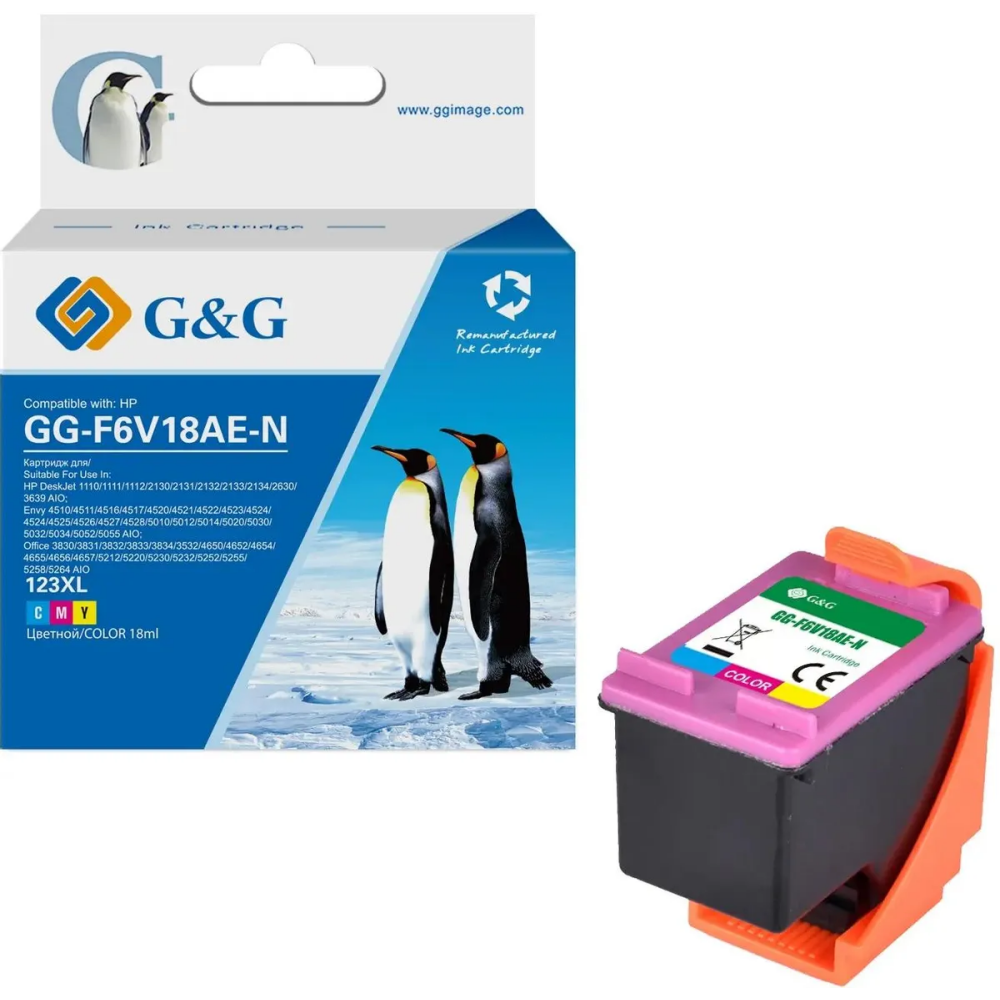 Картридж G&G GG-F6V18AE-N Color