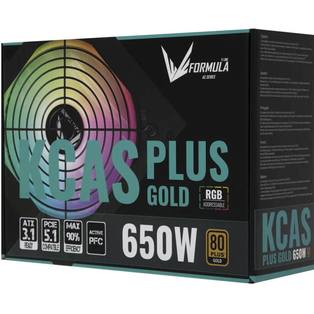 Блок питания 650W Formula KCAS-650G PLUS Gold - KCAS PLUS 650G - фото 7