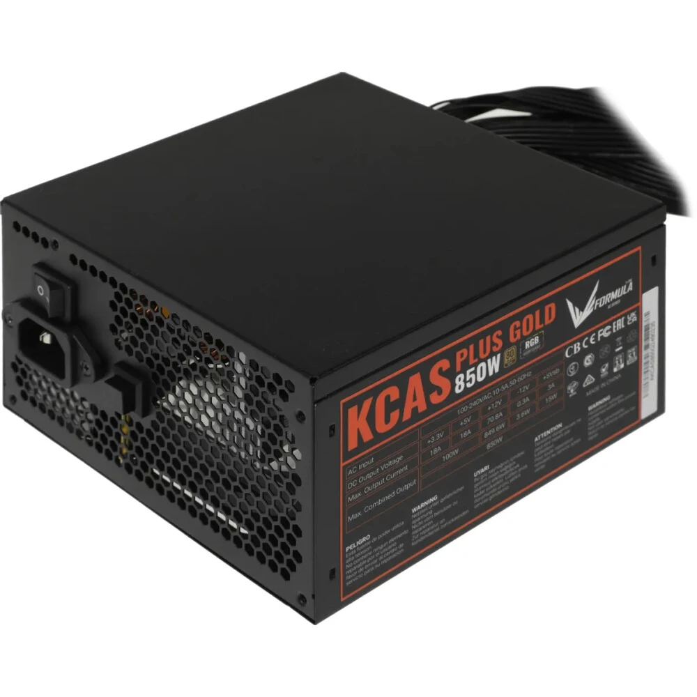 Блок питания 850W Formula KCAS-850G PLUS Gold - KCAS PLUS 850G - фото 5