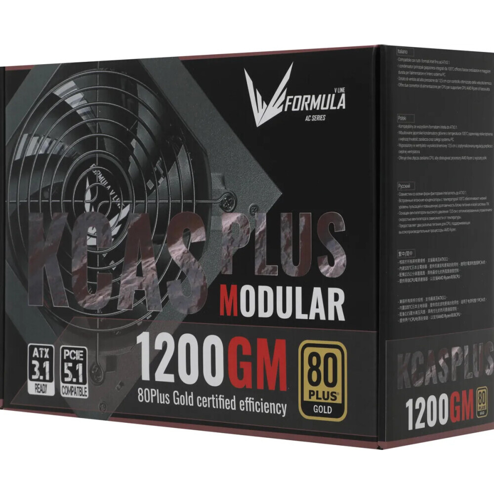 Блок питания 1200W Formula KCAS PLUS 1200GM - фото 8