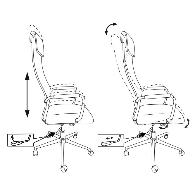 Офисное кресло Бюрократ KB-9N/ECO/OR-12 - фото 5