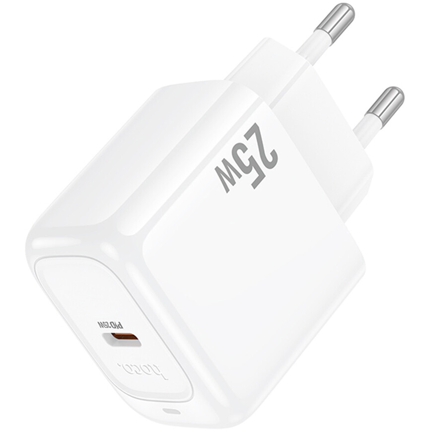 Сетевое зарядное устройство HOCO CS53A White - 6942007631488 - фото 5