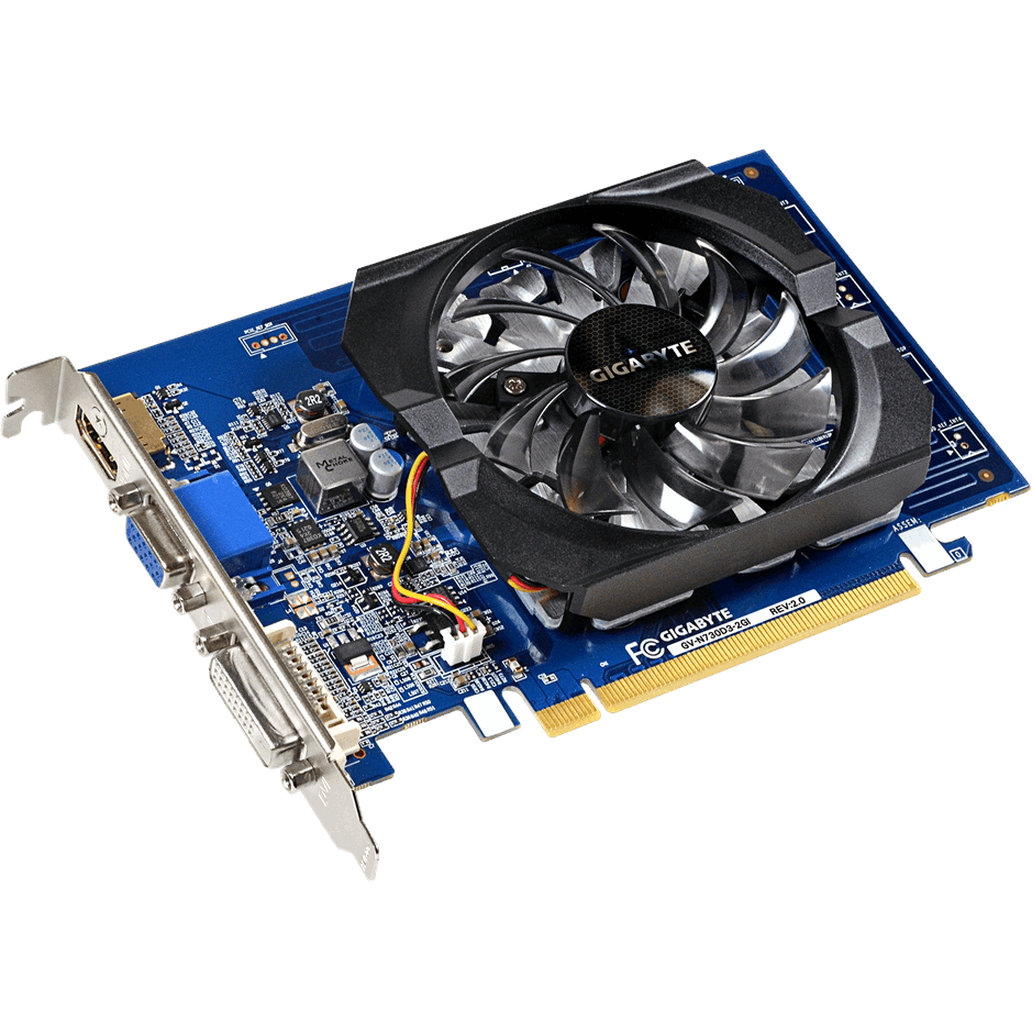 Видеокарта NVIDIA GeForce GT 730 Gigabyte 2GB (GV-N730D3-2GI V3) - GV-N730D3-2GIV3