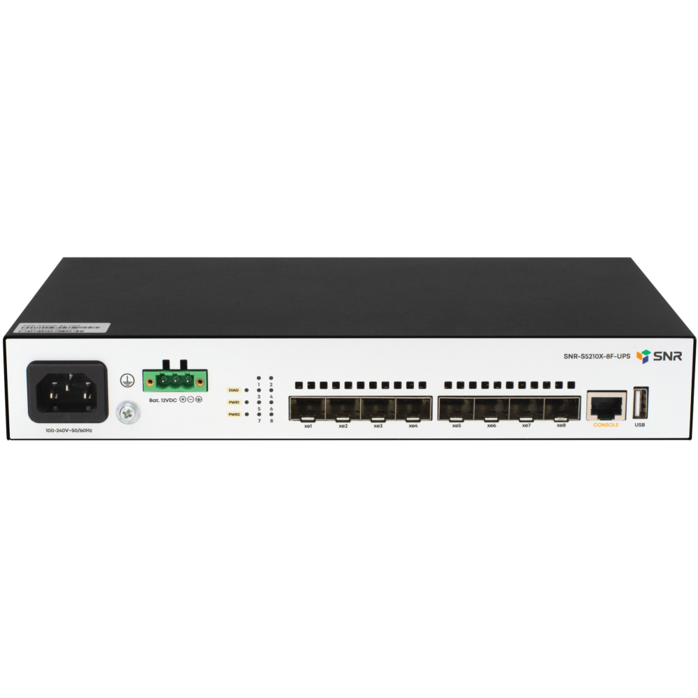 Коммутатор (свитч) SNR SNR-S5210X-8F-UPS
