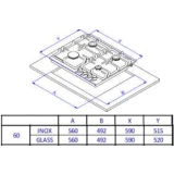 Газовая варочная панель Weissgauff HGG 641 WGL (436122)