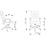 Офисное кресло Бюрократ T-9928SL Brown (T-9928SL/FABR/BROWN)