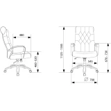 Офисное кресло Бюрократ T-9928SL Grey (T-9928SL/FABR/GREY)