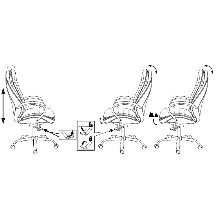 Офисное кресло Бюрократ T-9950/BLACK - фото 5