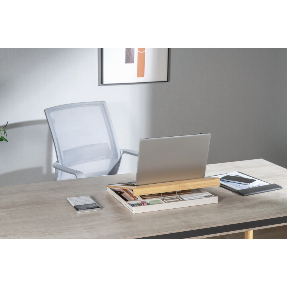 Охлаждающая подставка для ноутбука Cactus CS-NB-BAMB Bamboo - фото 8