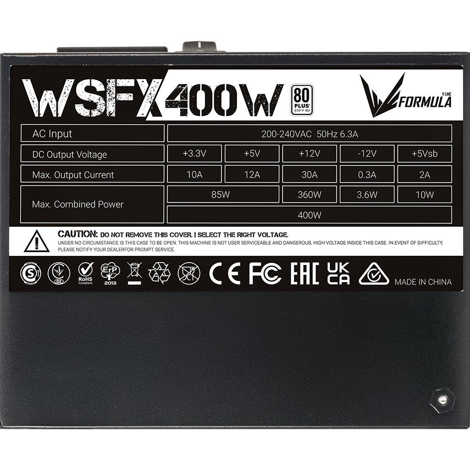 Блок питания 400W Formula WSFX-400 - фото 5