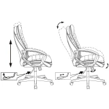 Офисное кресло Бюрократ T-9950LT/BROWN