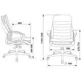 Офисное кресло Бюрократ T-9950LT/BROWN
