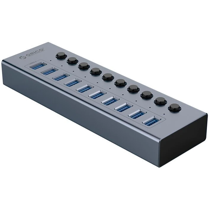 USB-концентратор Orico BT2U3-10AB-EU-GY-BP Grey