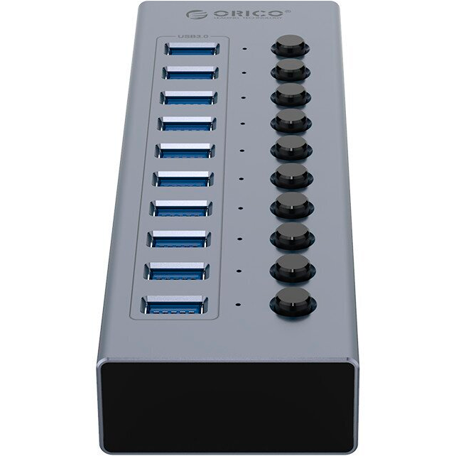 USB-концентратор Orico BT2U3-10AB-EU-GY-BP Grey - фото 3