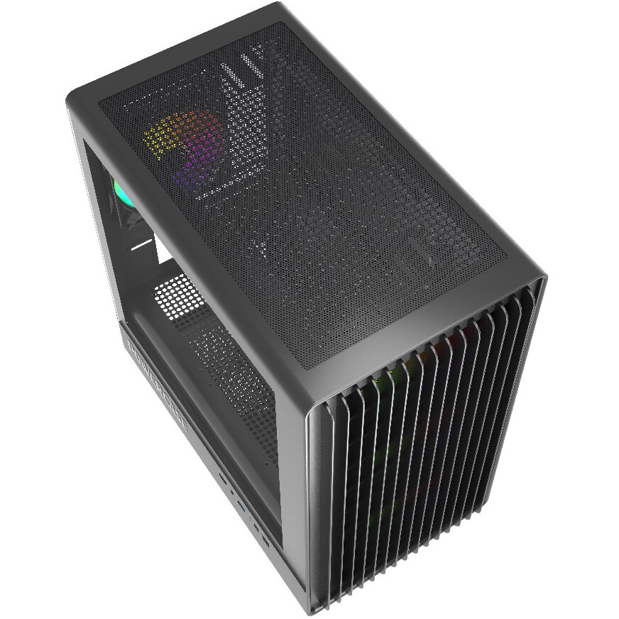 Корпус Powercase Mistral Micro C4B ARGB Black - CMMCB-A4 - фото 4