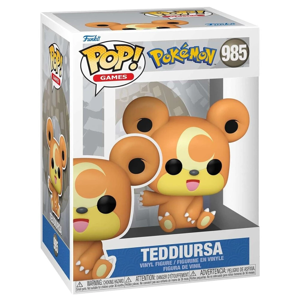 Фигурка Funko POP! Games Pokemon Teddiursa (EMEA) (985) - 70936 - фото 2