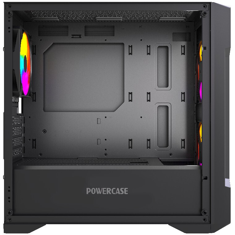 Корпус Powercase Mistral Micro X3B ARGB Black - CMMXB-A3 - фото 4