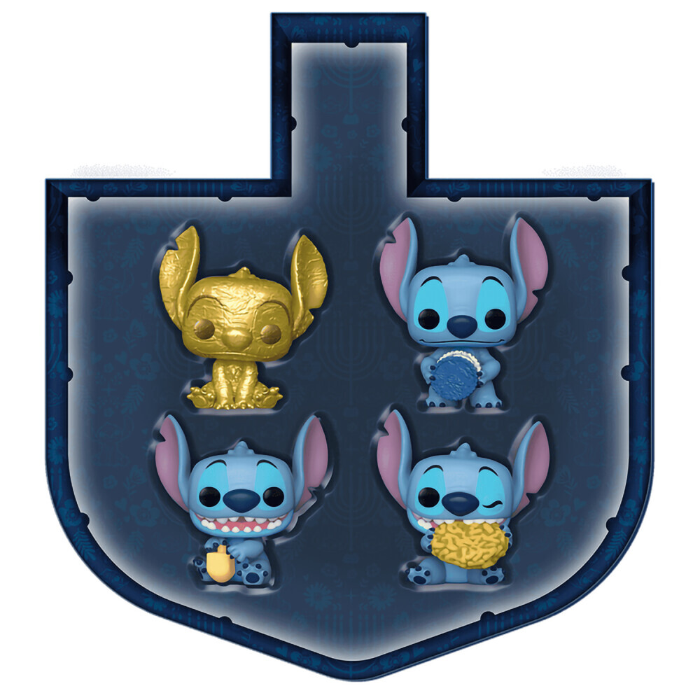 Фигурка Funko Pocket POP! Disney Lilo & Stitch Stitch Hanukkah Dreidel Box - 79952 - фото 2