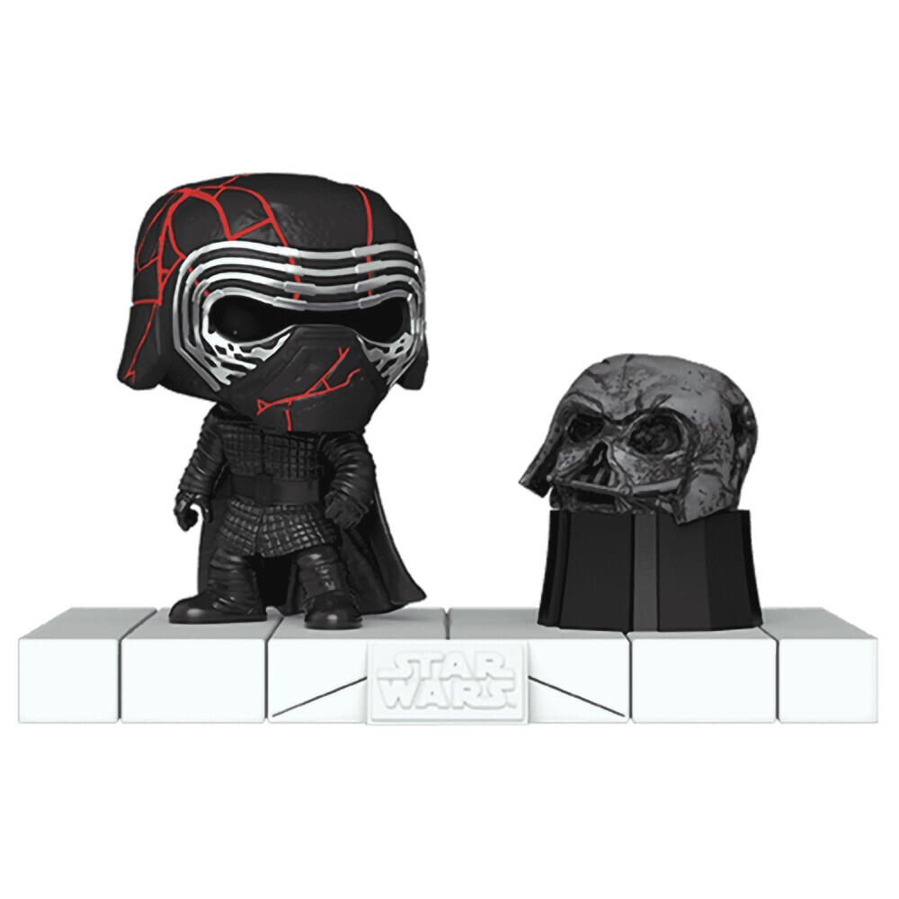 Фигурка Funko POP! Deluxe Bobble Star Wars Darkside Kylo Ren with Darth Vader's Helmet